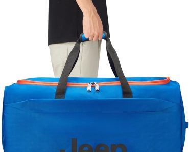 Jeep Two Wheel Rolling Travel Duffle Bag – Only $36.20!