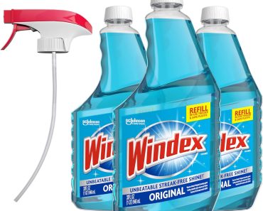 Windex Refill Original Blue Glass and Window Cleaner (3 Pack) – Only $9.41!