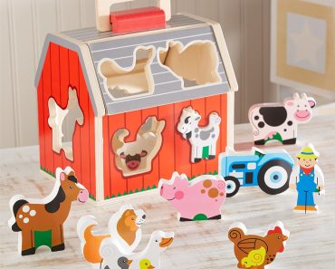 Melissa & Doug Wooden Take-Along Barn Toy – Only $17.72!