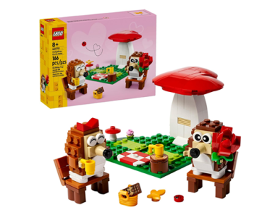 LEGO Hedgehog Picnic Date Animal Figures and Playset 40711 – Just $12.34! In Time for Valentine’s Day!