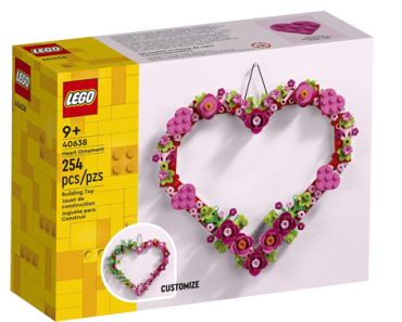 LEGO Heart Shaped Arrangement of Artificial Flowers, 40638 – Just $12.99!