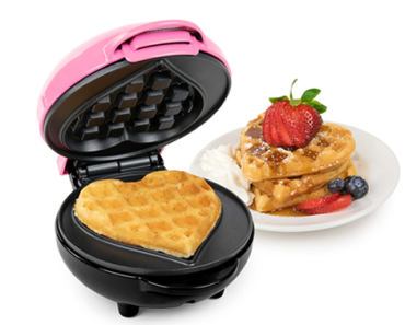 MyMini Heart Waffle Maker – Just $8.98!