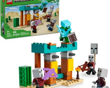 LEGO Minecraft The Illager Desert Patrol Toy Figures and Playset – Only $11.99!